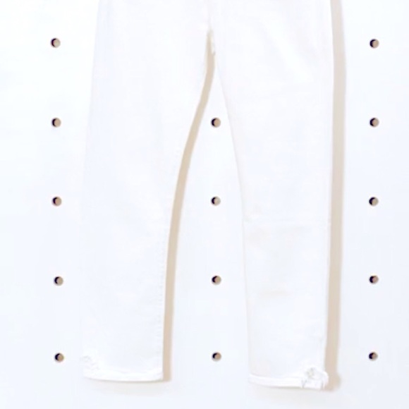 AGOLDE Toni Distressed Ankle Straight Leg Jeans, worn once - Picture 5 of 6